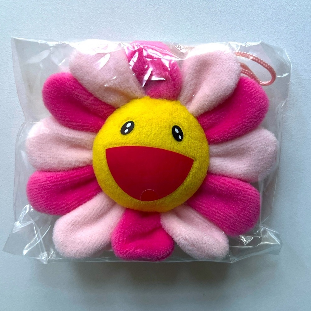 (New + Sealed) Takashi Murakami Sunflower Pin (Pink)